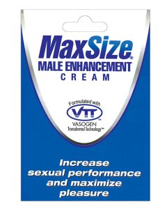 Max Size Male Enhancement Cream - Individual Foil Packet