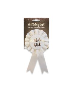 Birthday Girl Badge - Rose Gold