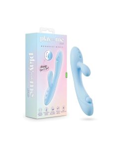 Blush Play With Me Moondust Magic Vibrator - Blue