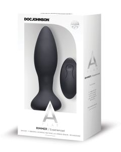 A Play Rimmer Experienced Rechargeable Silicone Anal Plug w/Remote