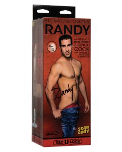 Signature Cocks ULTRASKYN 8.5" Cock w/Removable Vac-U-Lock Suction Cup - Randy