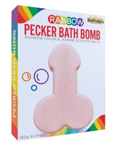 Rainbow Pecker Bath Bomb