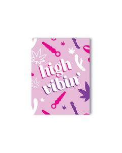 High Vibin' 420 Greeting Card