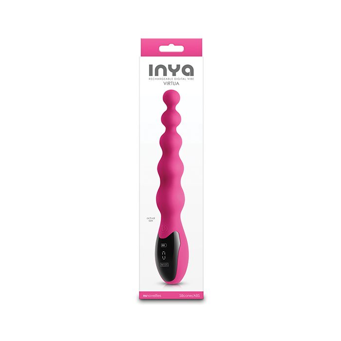 INYA Virtua Digital Beaded Anal Vibrator - Pink
