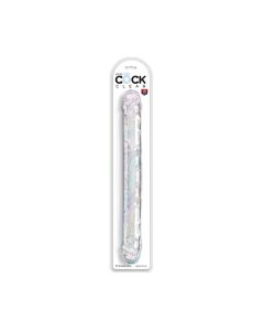 King Cock Clear 18" Double Dildo - Clear