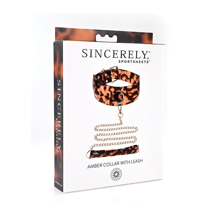 Sincerely Amber Collar & Leash