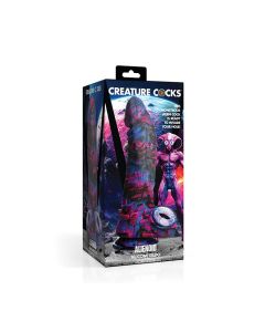 Creature Cocks Alienoid Silicone Dildo - Multi Color